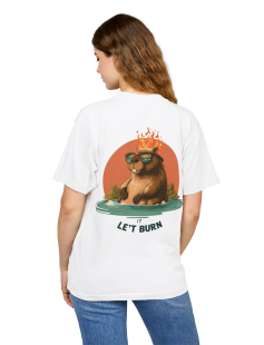Let It Burn Chill Beaver T-Shirt Kadın