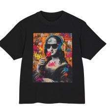 Mona Punk Pop Art T-Shirt Kadın