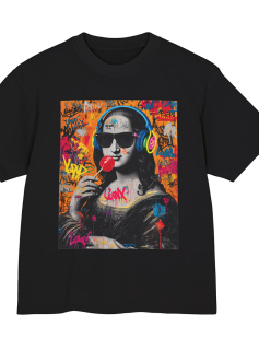 Mona Punk Pop Art T-Shirt Erkek