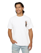 Royal Goat Print T-Shirt Erkek
