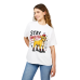 Stay Pawsitive Punk Dog T-Shirt Kadın
