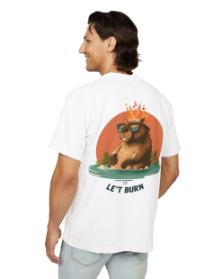 Let It Burn Chill Beaver T-Shirt Erkek