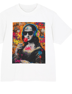 Mona Punk Pop Art T-Shirt Erkek