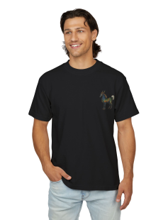 Mythic Deer Art Print T-Shirt Erkek