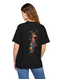 Royal Goat Print T-Shirt Kadın