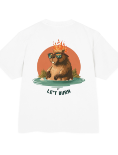 Let It Burn Chill Beaver T-Shirt Kadın