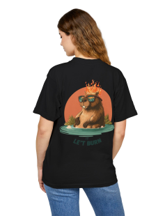 Let It Burn Chill Beaver T-Shirt Kadın