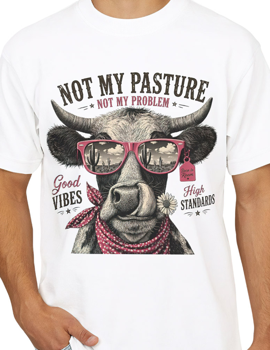 Vintage Cow Erkek