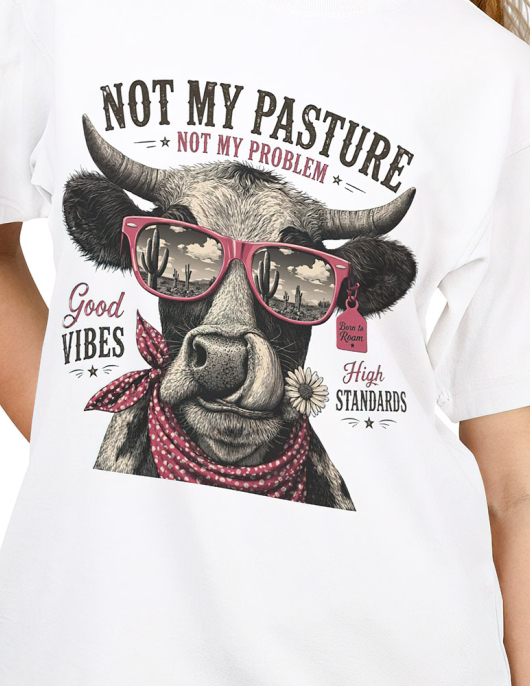 Vintage Cow Kadın