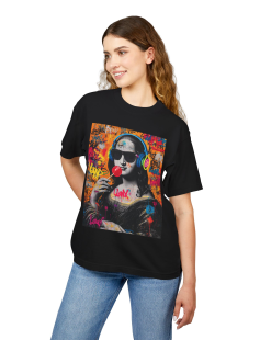 Mona Punk Pop Art T-Shirt Kadın