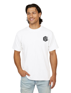 Be Real 3D Typography T-Shirt Erkek