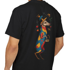 Royal Goat Print T-Shirt Erkek