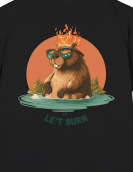 Let It Burn Chill Beaver T-Shirt Erkek