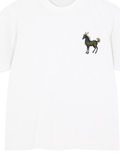 Mythic Deer Art Print T-Shirt Erkek