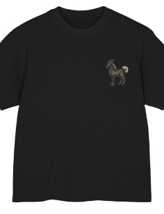 Mythic Deer Art Print T-Shirt Erkek