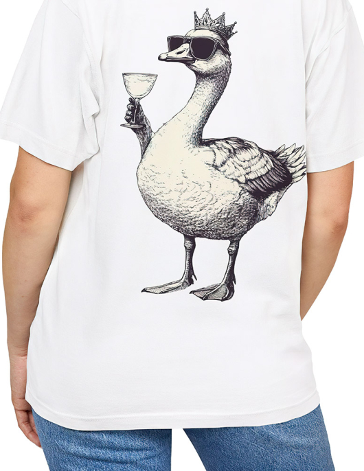 Cool Goose Club T-Shirt Kadın